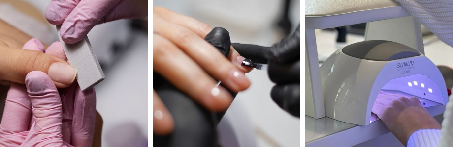 nail hardener and base coat